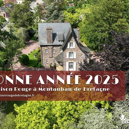 La Maison Rouge Broceliande Montauban-de-Bretagne Экстерьер фото